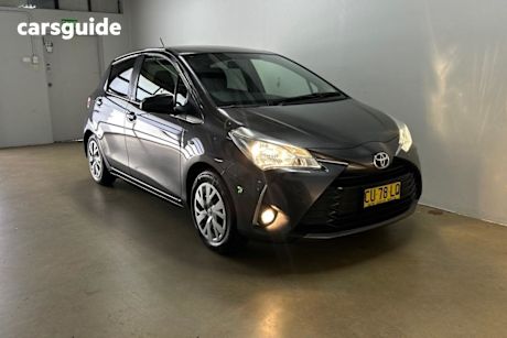 Grey 2019 Toyota Yaris Hatchback Sx