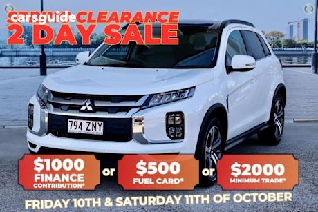 White 2019 Mitsubishi ASX Wagon Exceed (2Wd)