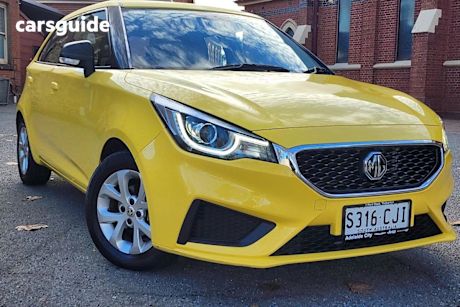 Yellow 2020 MG MG3 Hatchback Core