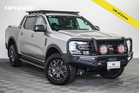 Silver 2023 Ford Ranger Double Cab Pick Up Wildtrak 3.0 (4X4)