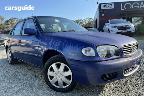 Purple 2001 Toyota Corolla Sedan Ascent