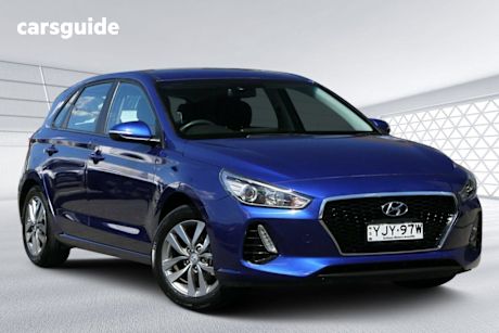 Blue 2020 Hyundai I30 Hatchback Active