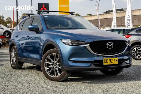 Blue 2020 Mazda CX-5 SUV AKERA 4X4