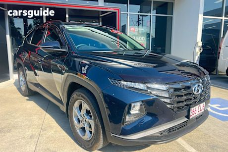 Blue 2021 Hyundai Tucson Wagon Elite (Fwd)