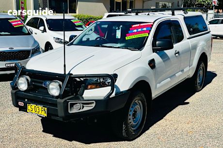 White 2018 Ford Ranger Ute Tray XL 4X4