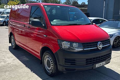 Red 2017 Volkswagen Transporter Commercial TDI340 F