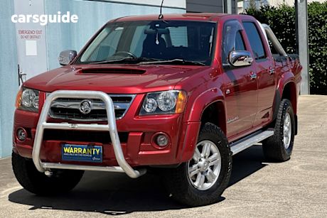 Red 2009 Holden Colorado Crew Cab Pickup Lt-R (4X4)