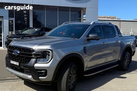 Silver 2023 Ford Ranger Ute Tray WILDTRAK 4X4