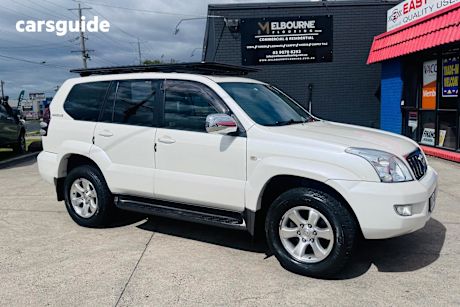 White 2005 Toyota Landcruiser Prado SUV GRANDE 4X4