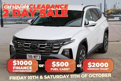White 2024 Hyundai Tucson Wagon Elite (Awd)