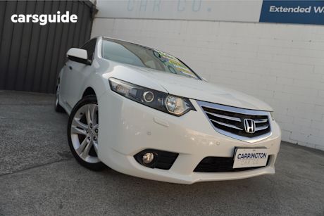 White 2012 Honda Accord Euro Sedan Luxury