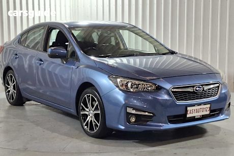 Blue 2017 Subaru Impreza Sedan 2.0L (Awd)
