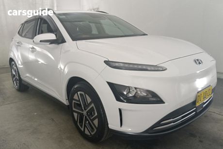 White 2022 Hyundai Kona Wagon Elite Electric Ext Range
