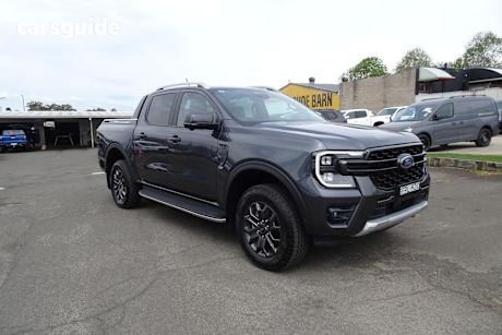 Grey 2024 Ford Ranger Ute Tray WILDTRAK 4X4