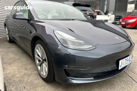Silver 2021 Tesla Model 3 Sedan Long Range Awd
