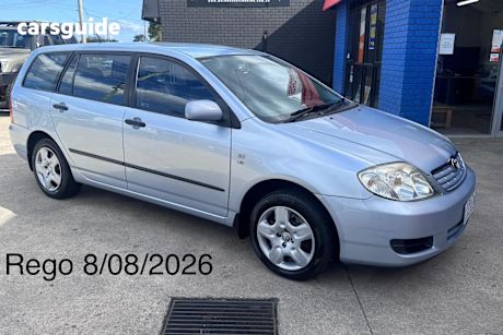 Blue 2004 Toyota Corolla SUV ASCENT F