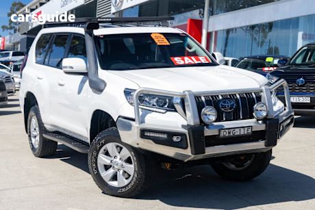White 2018 Toyota Landcruiser Prado Wagon Gxl (4X4)