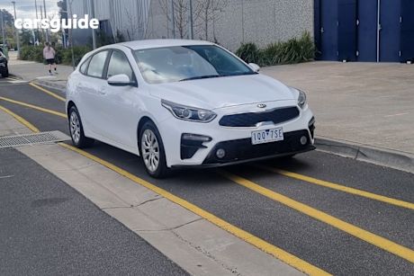 White 2020 Kia Cerato Hatchback S