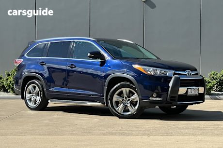 Blue 2016 Toyota Kluger SUV GRANDE F