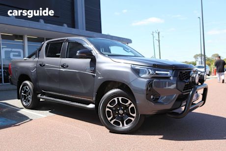 Grey 2024 Toyota Hilux Double Cab Pick Up Sr5 48V (4X4)