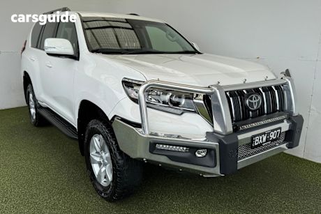 White 2021 Toyota Landcruiser Prado SUV GXL 4X4