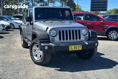 Grey 2014 Jeep Wrangler Unlimited Hardtop Renegade Sport (4X4)