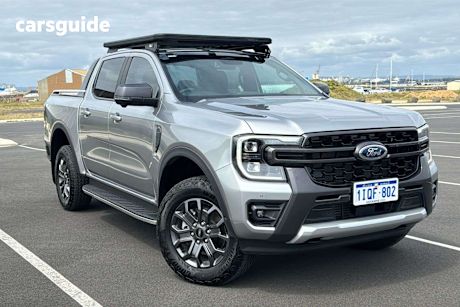 Silver 2024 Ford Ranger Ute Tray WILDTRAK 4X4