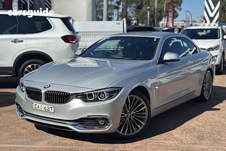 Silver 2017 BMW 430I Convertible Luxury Line