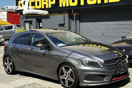 Grey 2014 Mercedes-Benz A250 Hatchback Sport