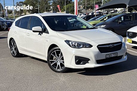 White 2018 Subaru Impreza Hatchback 2.0I (Awd)