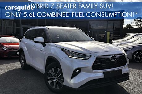 White 2022 Toyota Kluger SUV GXL 4X4