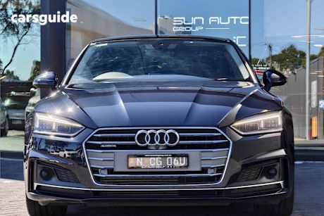 Blue 2017 Audi A5 Coupe 2.0 Tfsi Quattro S Tronic Sprt