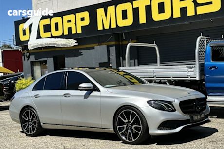 Silver 2016 Mercedes-Benz E200 Sedan