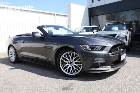 Grey 2017 Ford Mustang Convertible Gt 5.0 V8