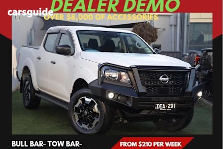 White 2024 Nissan Navara Ute Tray SL 4X4