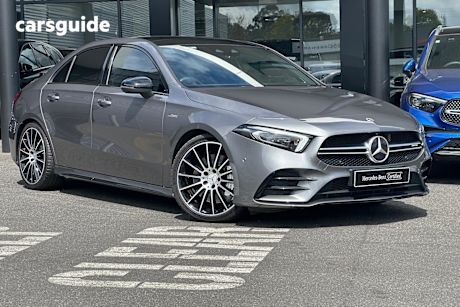 Grey 2021 Mercedes-Benz A-CLASS Sedan A35 AMG 4WD