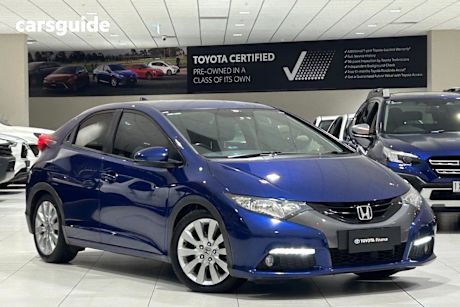 Blue 2012 Honda Civic Hatchback Vti-L
