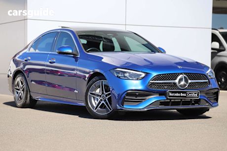 Blue 2022 Mercedes-Benz C-CLASS Sedan C200 R