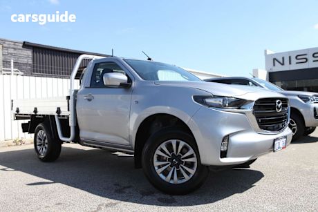 Silver 2020 Mazda BT-50 Cab Chassis Xt (4X4)