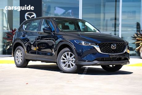 Blue 2025 Mazda CX-5 Wagon G25 Maxx Sport (Fwd)
