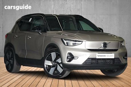 Silver 2024 Volvo XC40 SUV RECHARGE TWIN PURE ELECTRIC 4WD