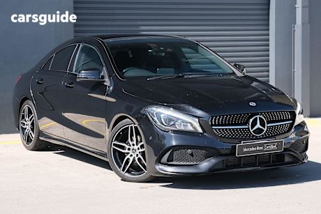 Black 2018 Mercedes-Benz CLA-Class Coupe CLA200 F