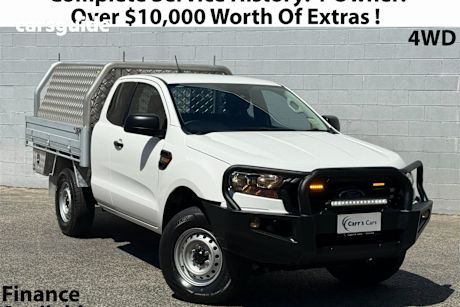 White 2020 Ford Ranger Ute Tray XL 4X4