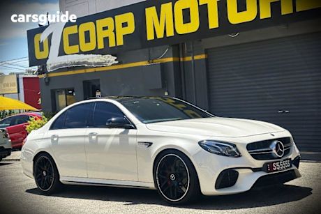 White 2017 Mercedes-Benz E63 Saloon S 4Matic+