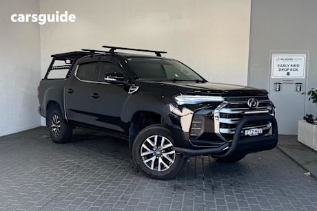 Black 2022 LDV T60 Double Cab Utility Max Pro (4X4)