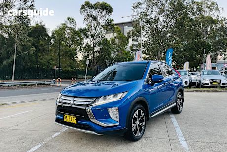 Blue 2018 Mitsubishi Eclipse Cross SUV LS F