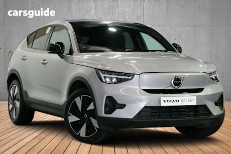 Silver 2024 Volvo C40 SUV RECHARGE R