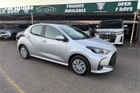 Silver 2021 Toyota Yaris Hatchback Ascent Sport