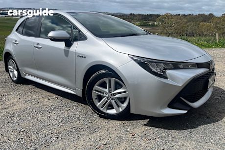 Silver 2021 Toyota Corolla Hatch ASCENT SPORT HYBRID F