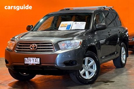 Grey 2008 Toyota Kluger Wagon Kx-R (Fwd) 7 Seat